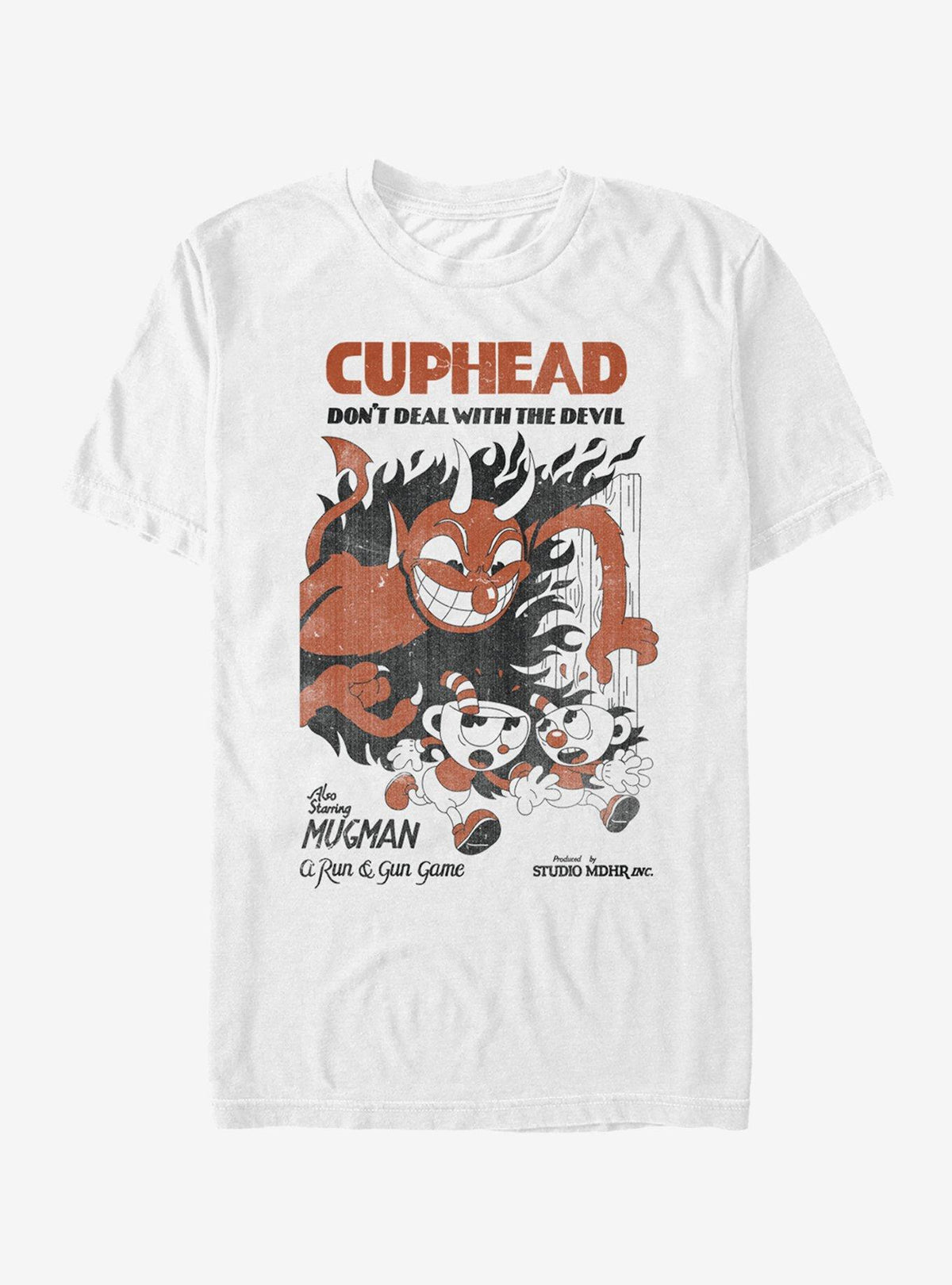 Cuphead Retro Deal With The Devil Poster T-Shirt