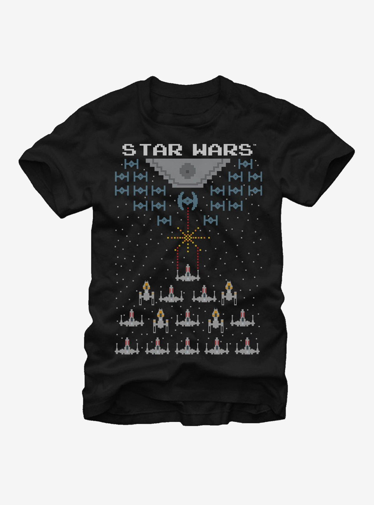 space adventure Pixel Battle of Yavin T-Shirt