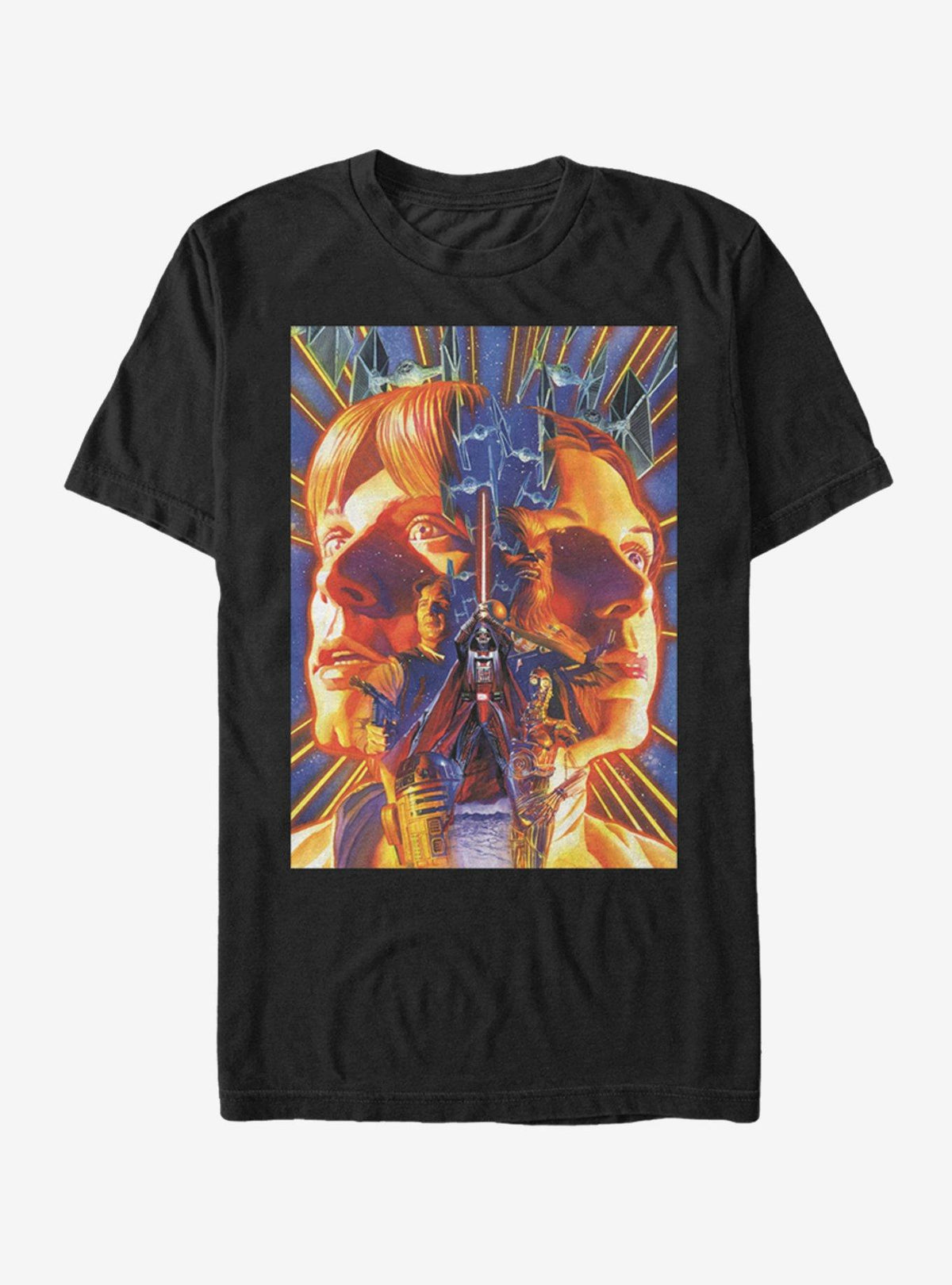 space adventure Luke and Leia Face Off T-Shirt