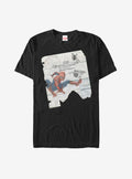 web hero Homecoming Notepad Sketch T-Shirt