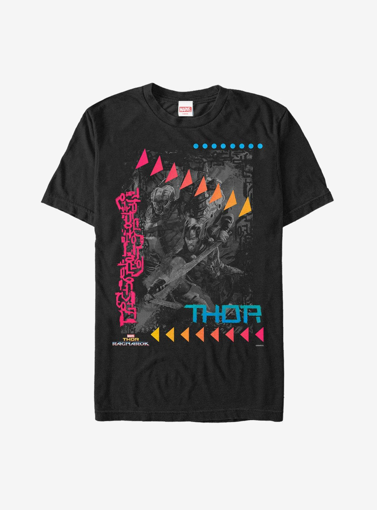 Thor Ragnarok Hulk Retro Grayscale T-Shirt