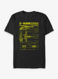 space adventure X-Wing Schematics T-Shirt