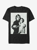 space adventure Luke and Leia Grayscale T-Shirt
