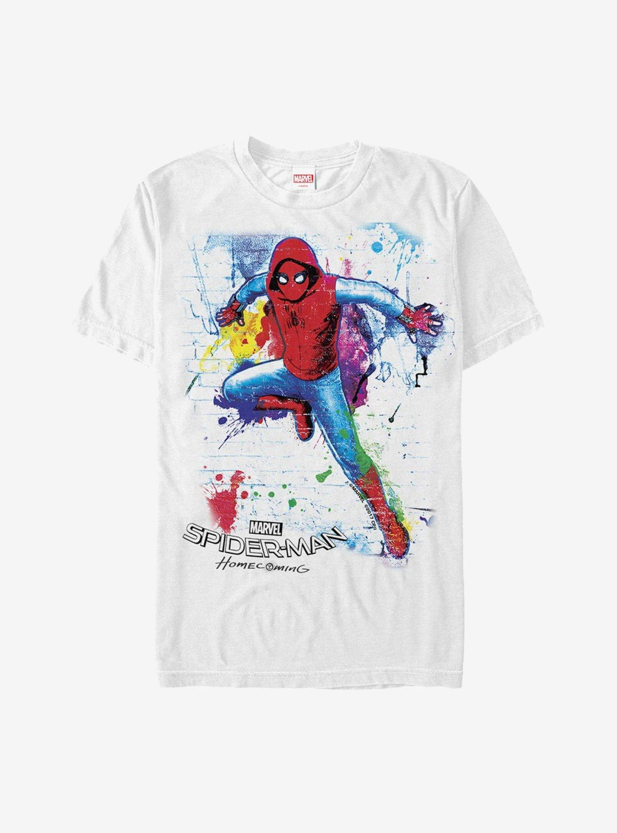 web hero Homecoming Paint Splatter T-Shirt