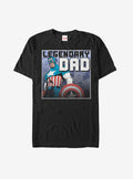 Father's Day Captain America Legend T-Shirt