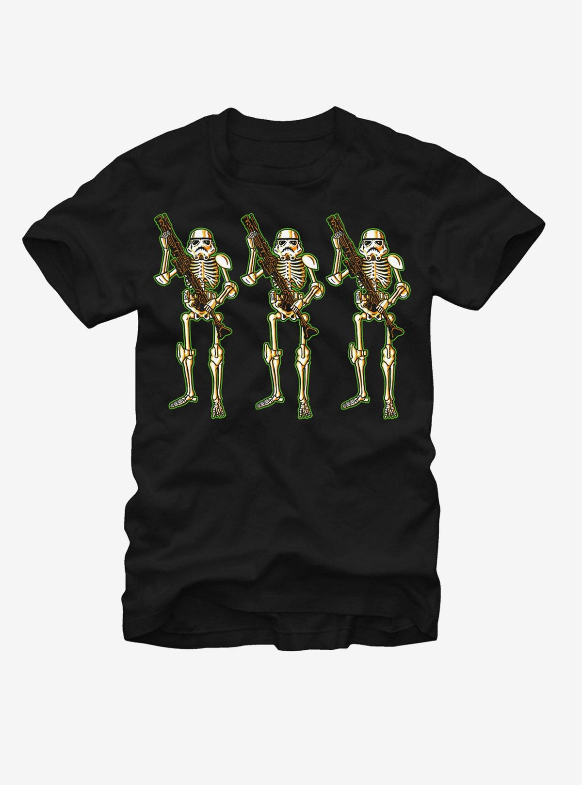 space adventure Halloween Stormtrooper Skeletons T-Shirt