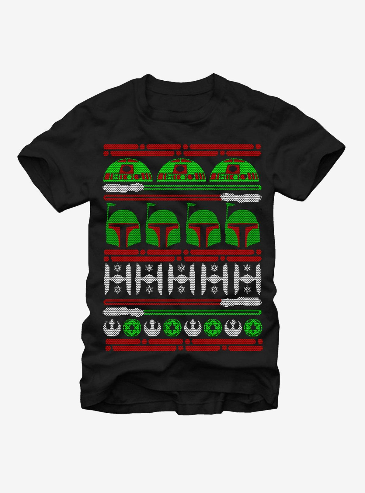 space adventure Boba Fett Ugly Christmas Sweater T-Shirt