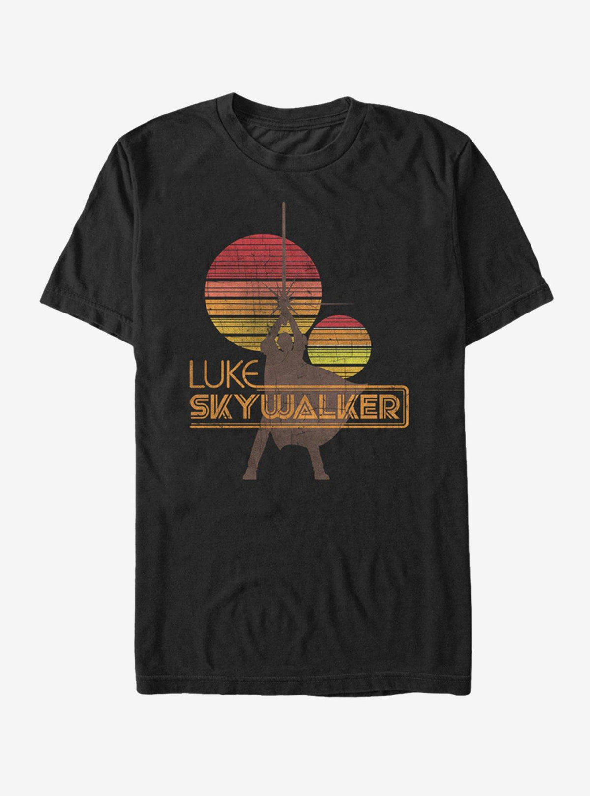 space adventure Retro Luke Skywalker Silhouette T-Shirt