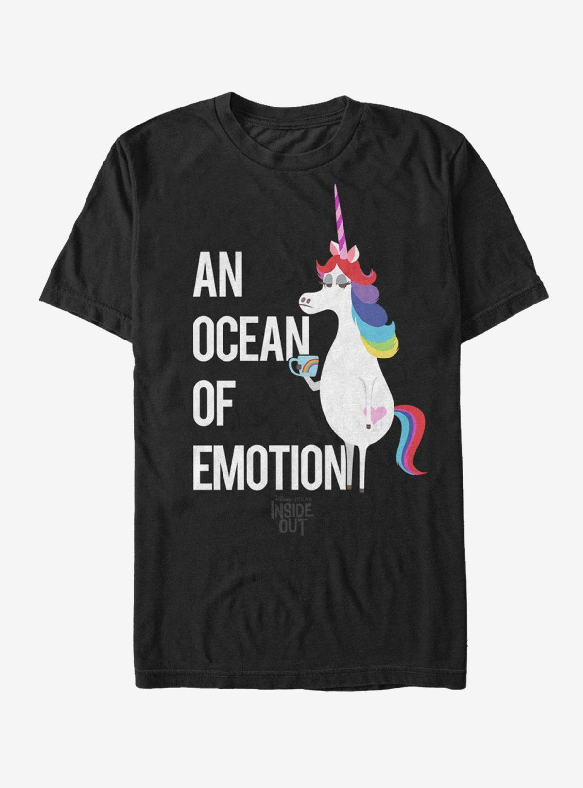 Inside Out Rainbow Unicorn Ocean of Emotion T-Shirt