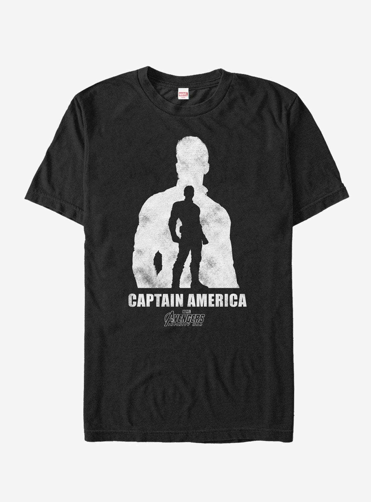 Avengers Infinity War Captain America Silhouette T-Shirt