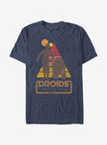 space adventure Retro Droids T-Shirt