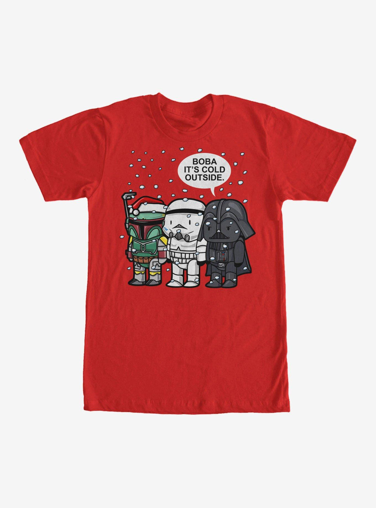 space adventure Christmas Boba It's Cold Outside T-Shirt