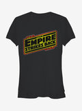 space adventure Episode V The Empire Strikes Back Logo Girls T-Shirt