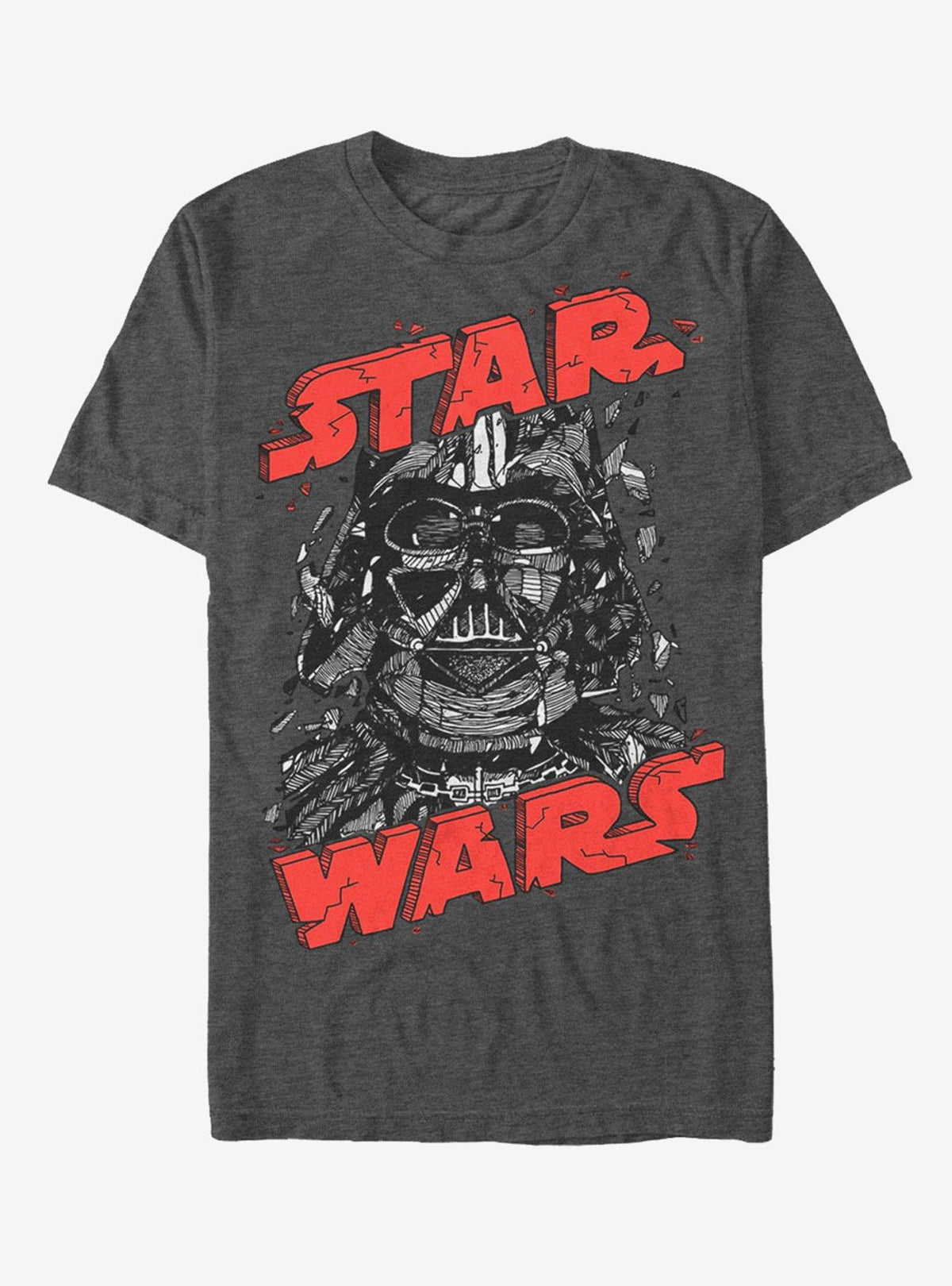 space adventure Darth Vader Helmet Collapse T-Shirt