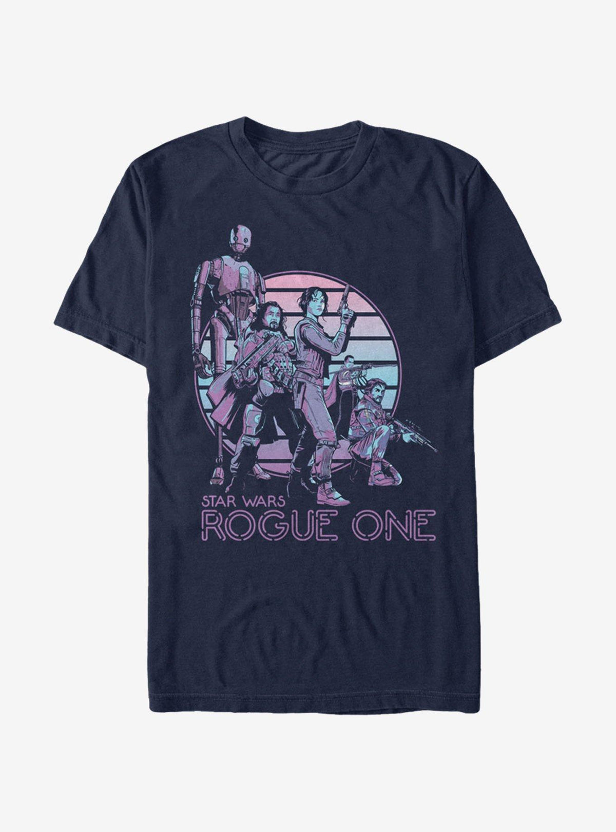 space adventure Retro Rebel Print T-Shirt