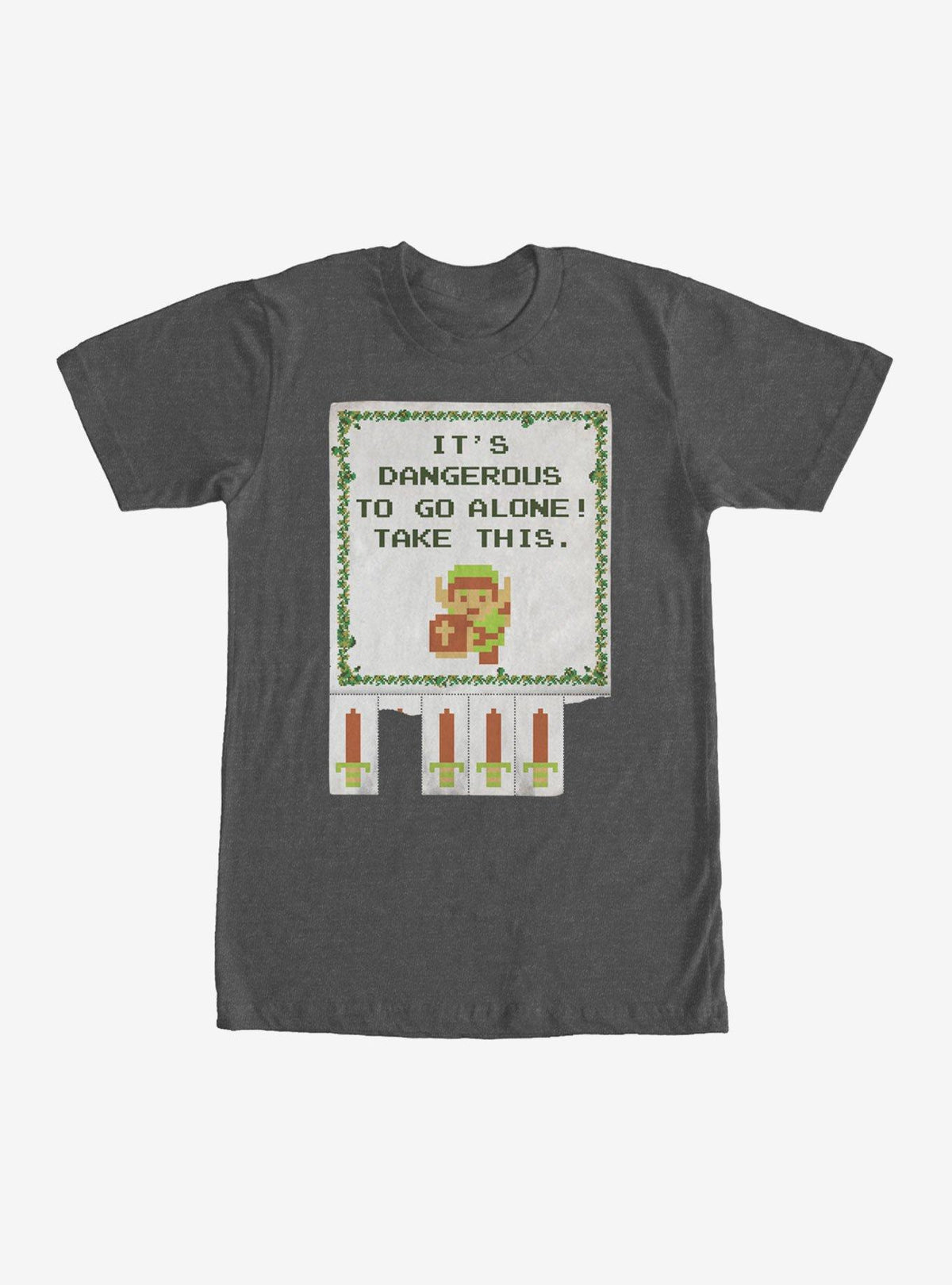 Nintendo Legend of fantasy adventure Dangerous to go Alone T-Shirt