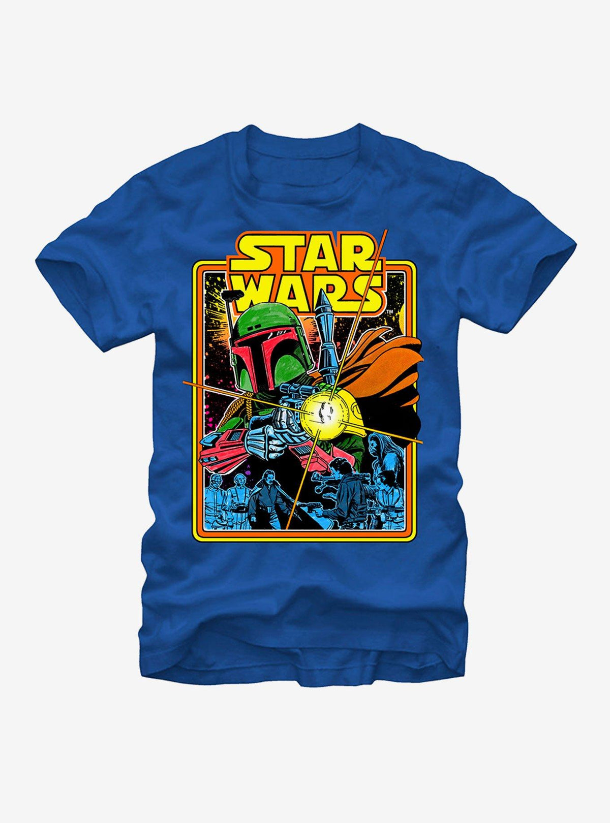 space adventure Episode V The Empire Strikes Back Boba Fett Fires Poster T-Shirt