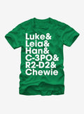 space adventure Luke and Leia T-Shirt