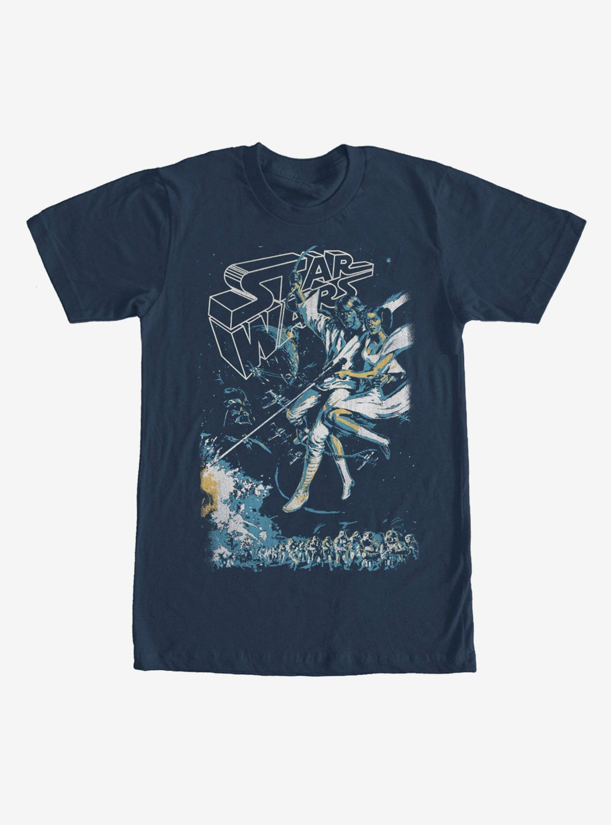 space adventure Luke Skywalker and Princess Leia T-Shirt