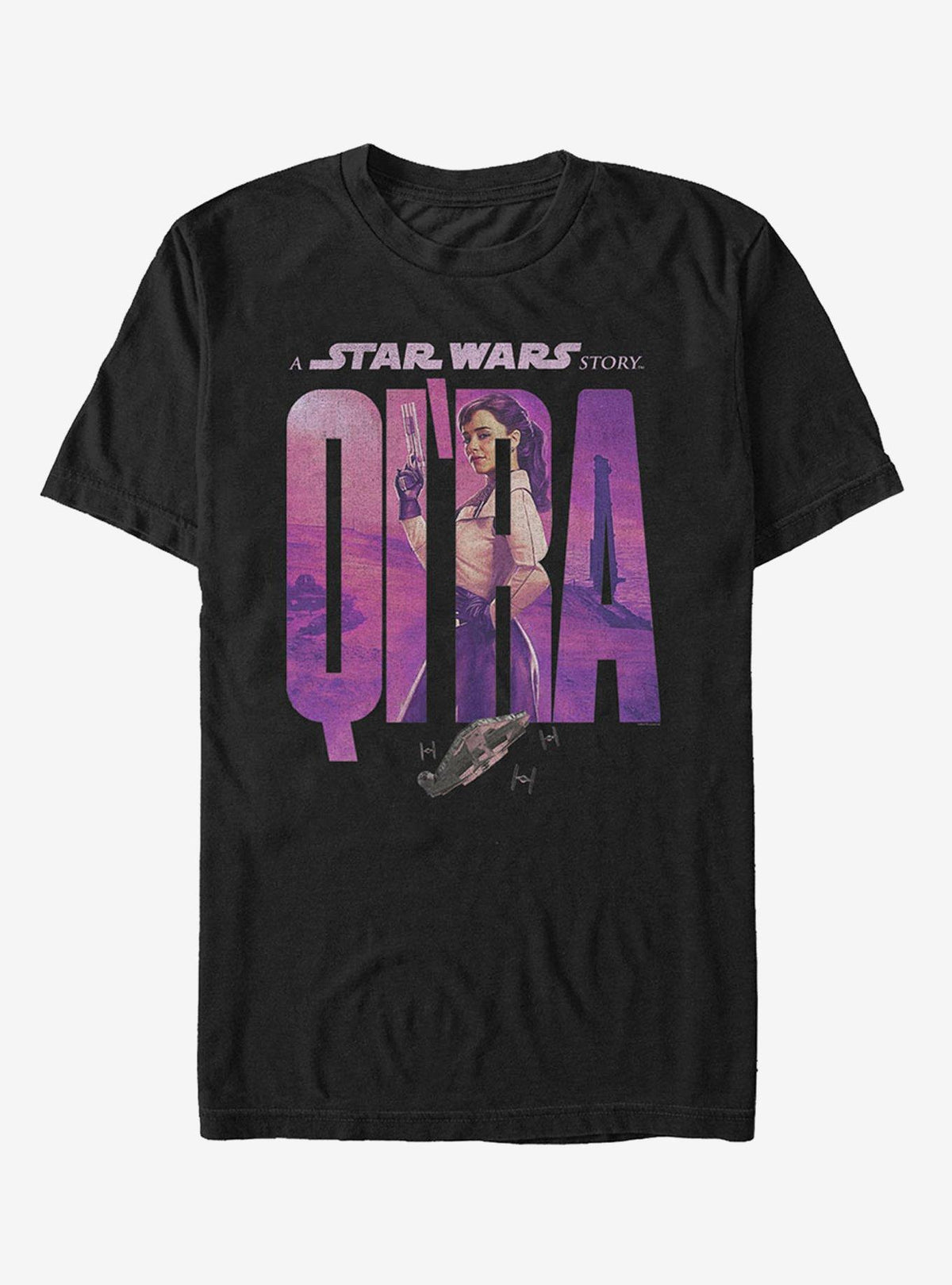 space adventure Solo A space adventure Story Qi'ra Name Movie Poster T-Shirt