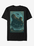 space adventure Ornate Han Chewie Frame T-Shirt