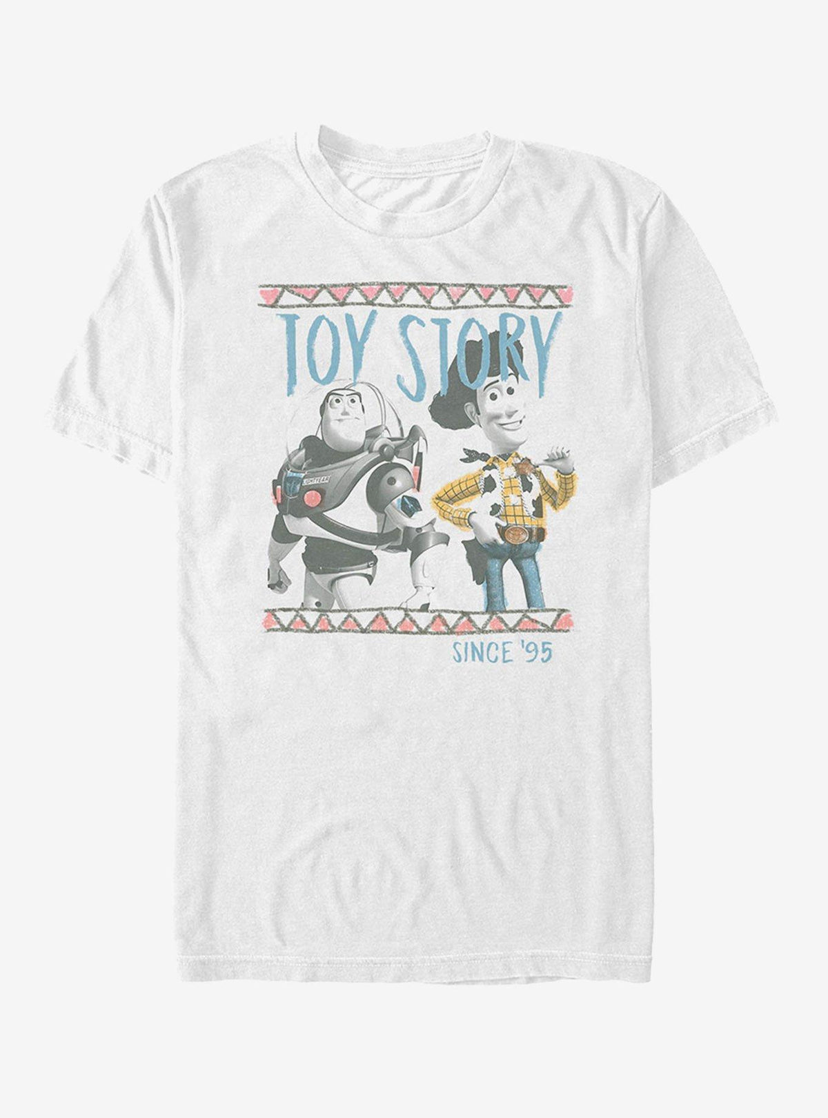 Toy Story Cartoon Border Friends T-Shirt