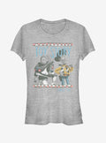 Toy Story Cartoon Border Friends Girls T-Shirt