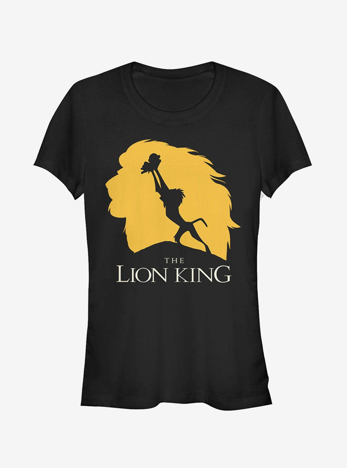 Lion King Pride Rock Silhouette Girls T-Shirt