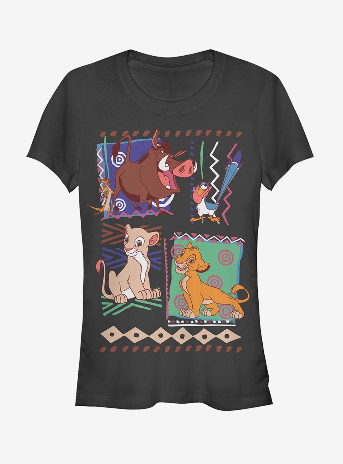 Lion King Retro 90's Savannah Friends Girls T-Shirt
