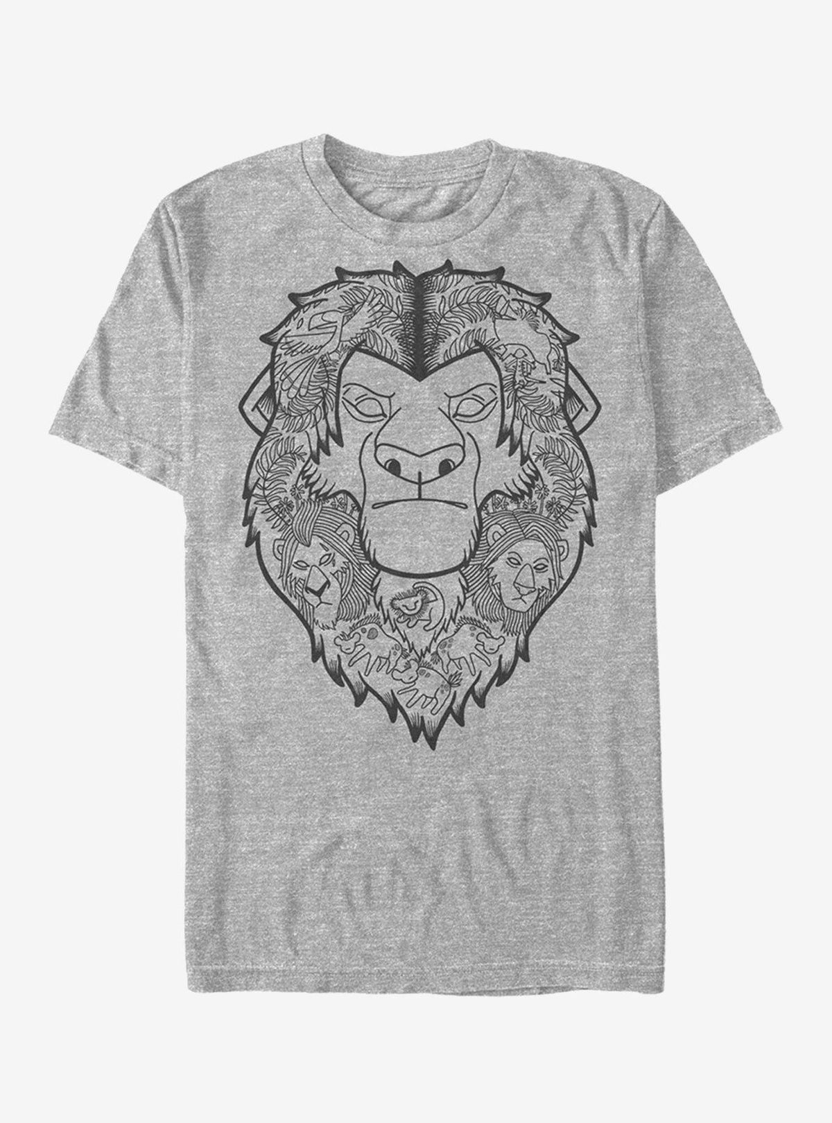 Lion King Mufasa Decorative Mane T-Shirt