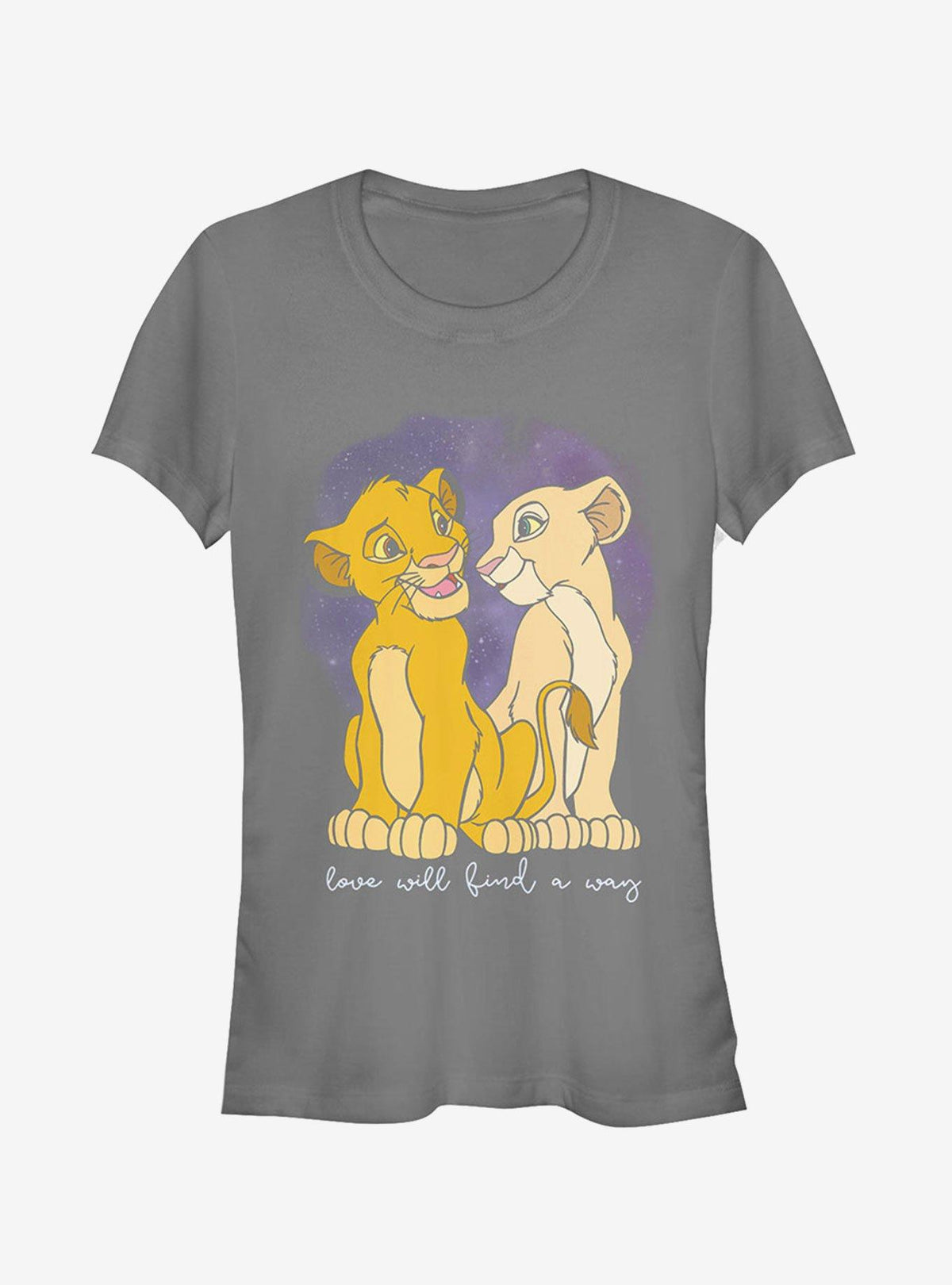 Lion King Cub Love Finds A Way Girls T-Shirt