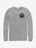 web hero Into The Spider-Verse Godzilla Sticker Pocket Long-Sleeve T-Shirt