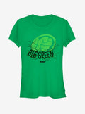 Avengers Endgame Big Green Girls Kelly Green T-Shirt