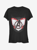 Avengers Endgame Logo Armor Girls T-Shirt