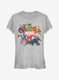 web hero Group Retro Girls T-Shirt