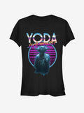 space adventure Yoda Retro Girls T-Shirt