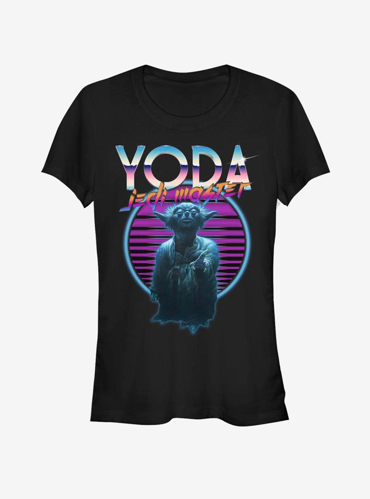 space adventure Yoda Retro Girls T-Shirt