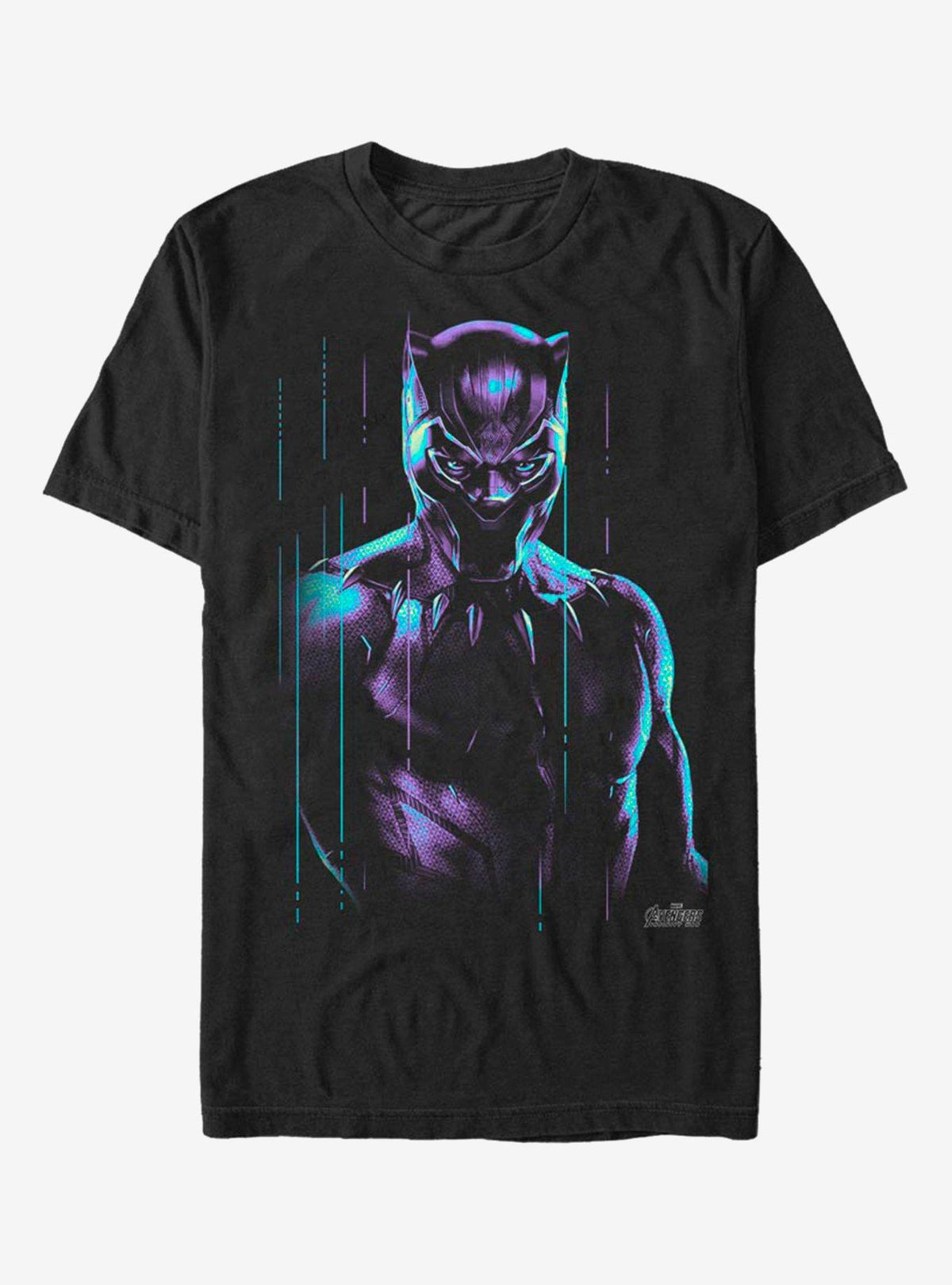 Black Panther Retro Glow T-Shirt