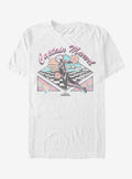Captain Retro Checkers Logo T-Shirt