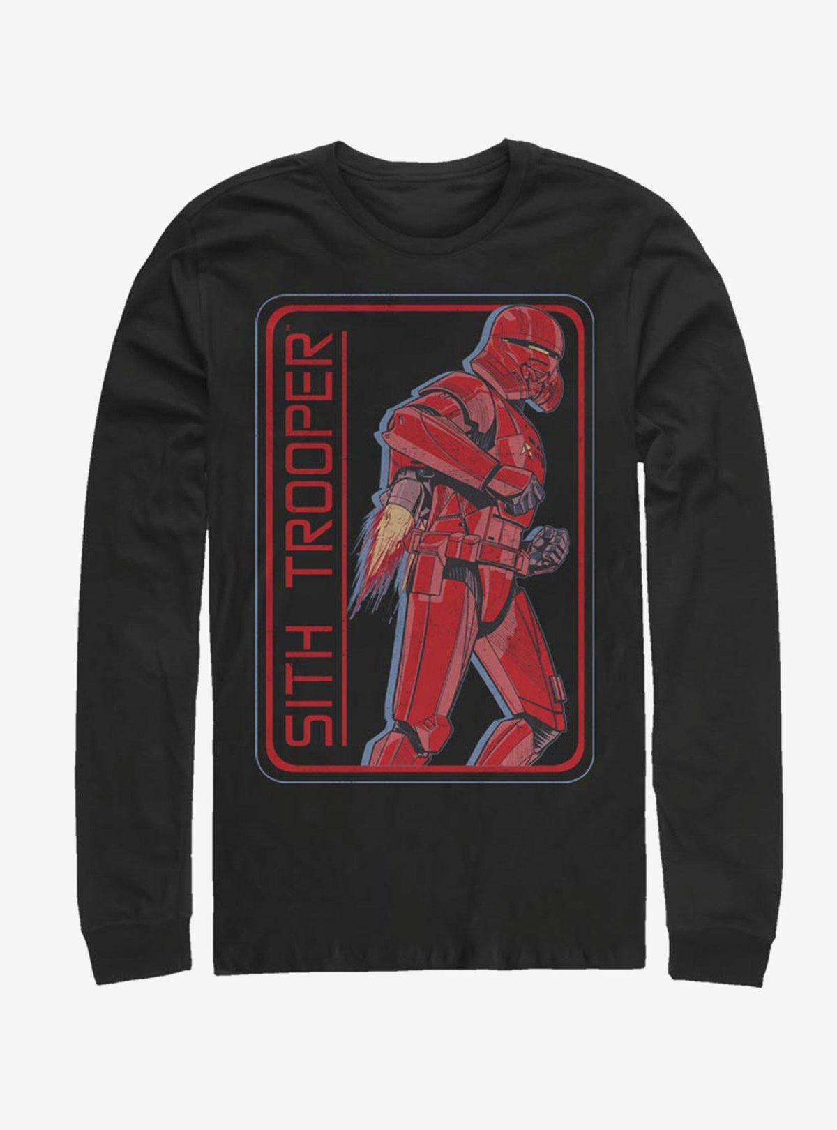 space adventure Episode IX Rise of Skywalker Red Trooper Retro Sith Trooper Long-Sleeve T-Shirt