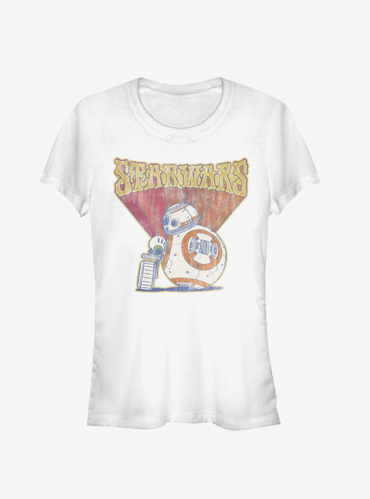 space adventure Episode IX The Rise Of Skywalker BB-8 Retro Girls T-Shirt