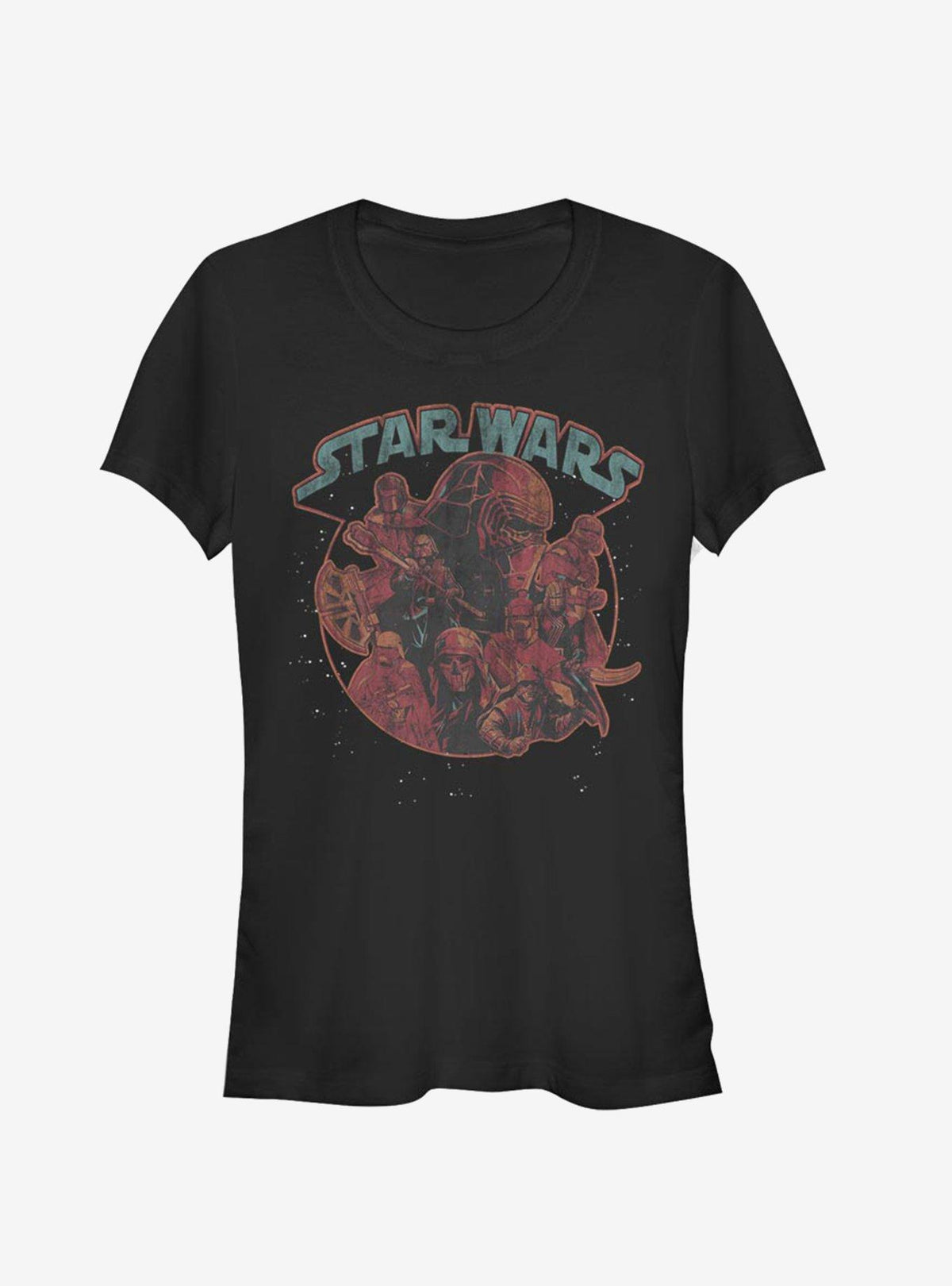 space adventure Episode IX The Rise Of Skywalker Retro Villains Girls T-Shirt
