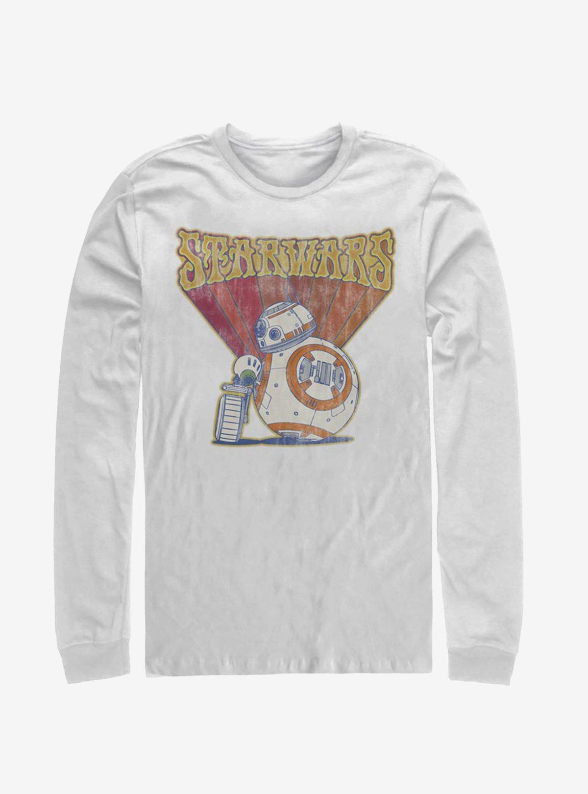 space adventure Episode IX The Rise Of Skywalker BB-8 Retro Long-Sleeve T-Shirt