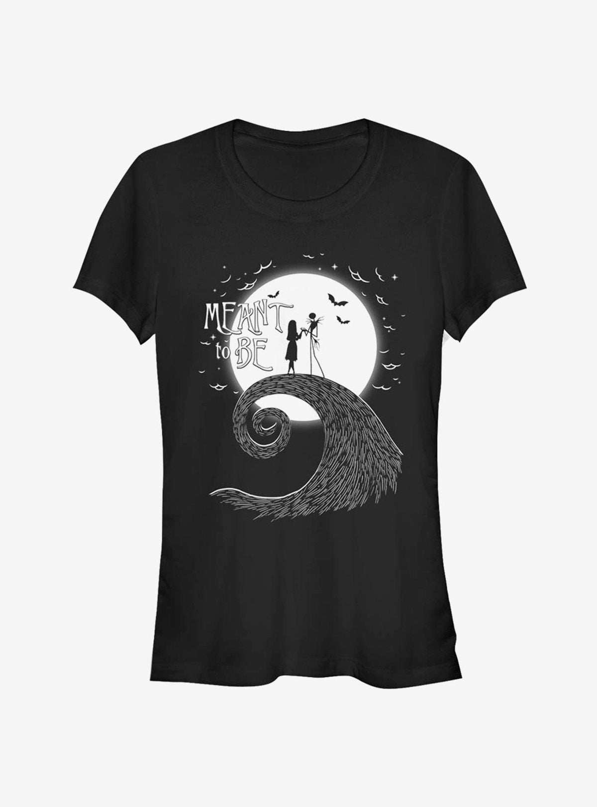spooky holiday Jack Sally Meant To Be Girls T-Shirt