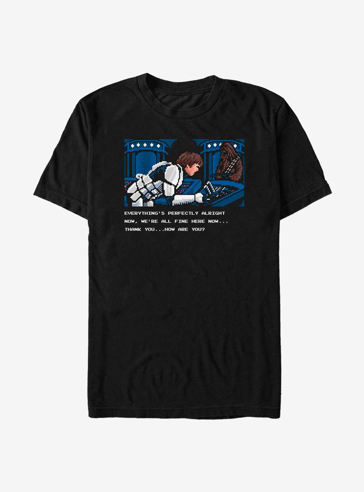 space adventure All Fine Here T-Shirt