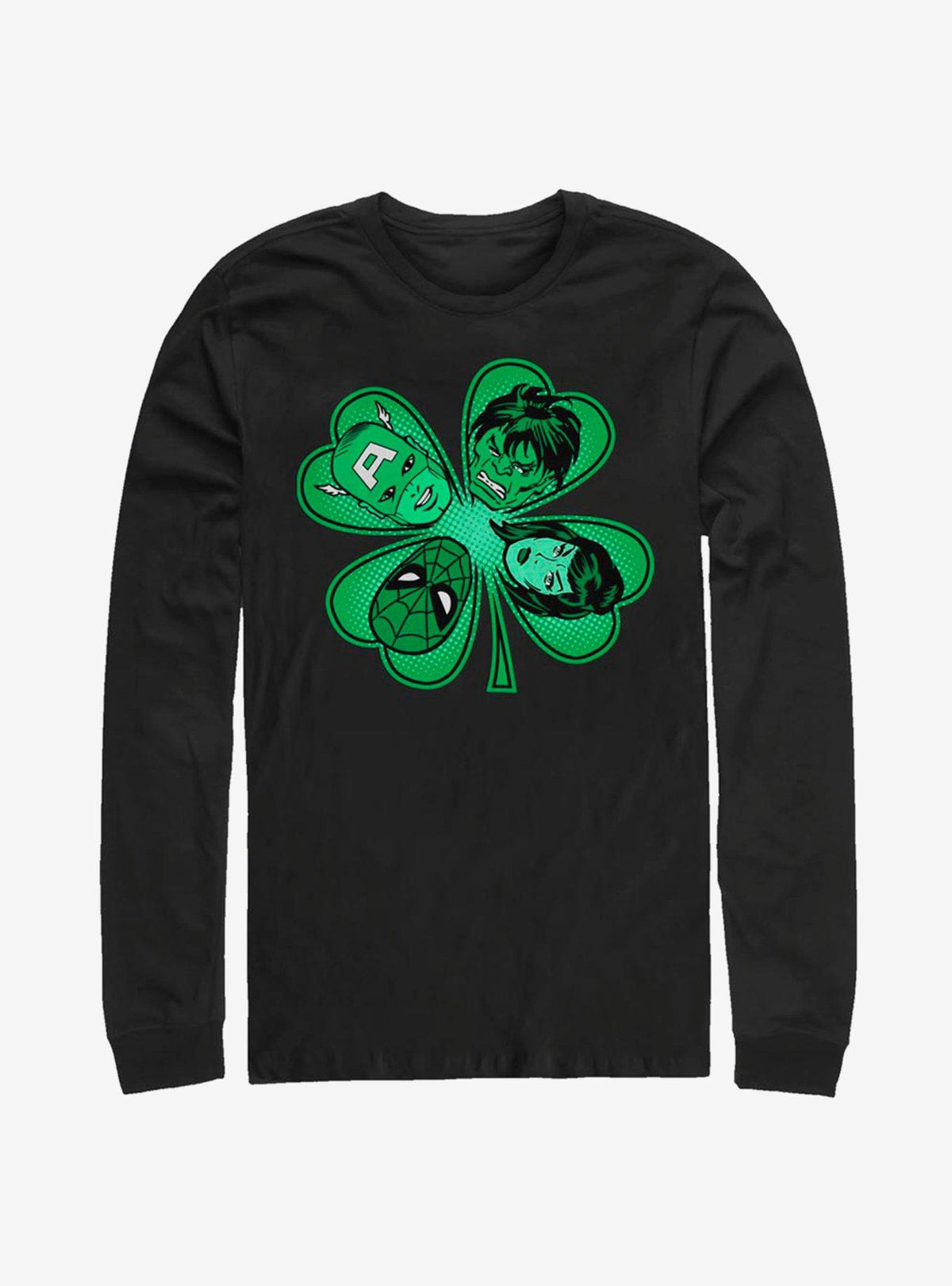 Avengers Lucky Retro Long-Sleeve T-Shirt