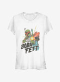 space adventure Retro Boba Girls T-Shirt