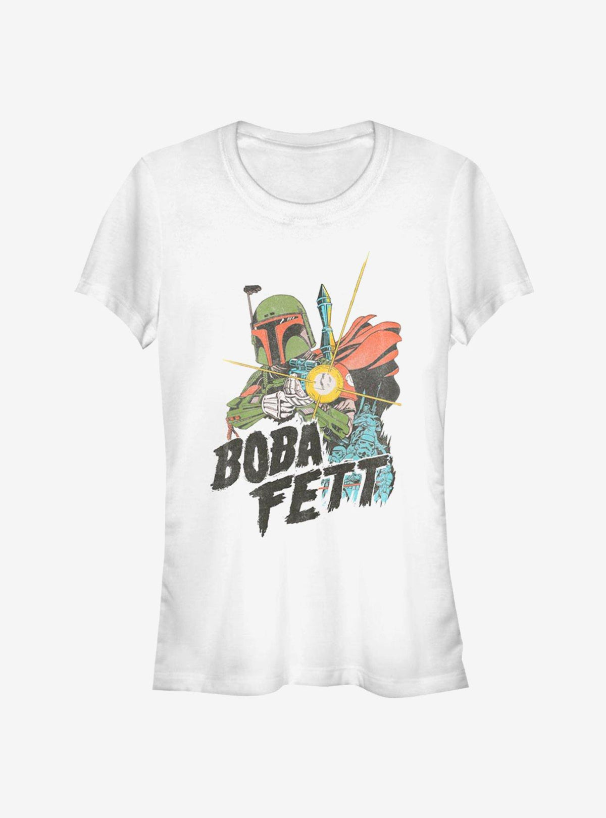 space adventure Retro Boba Girls T-Shirt