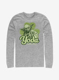 space adventure Yoda Lucky Retro Long-Sleeve T-Shirt