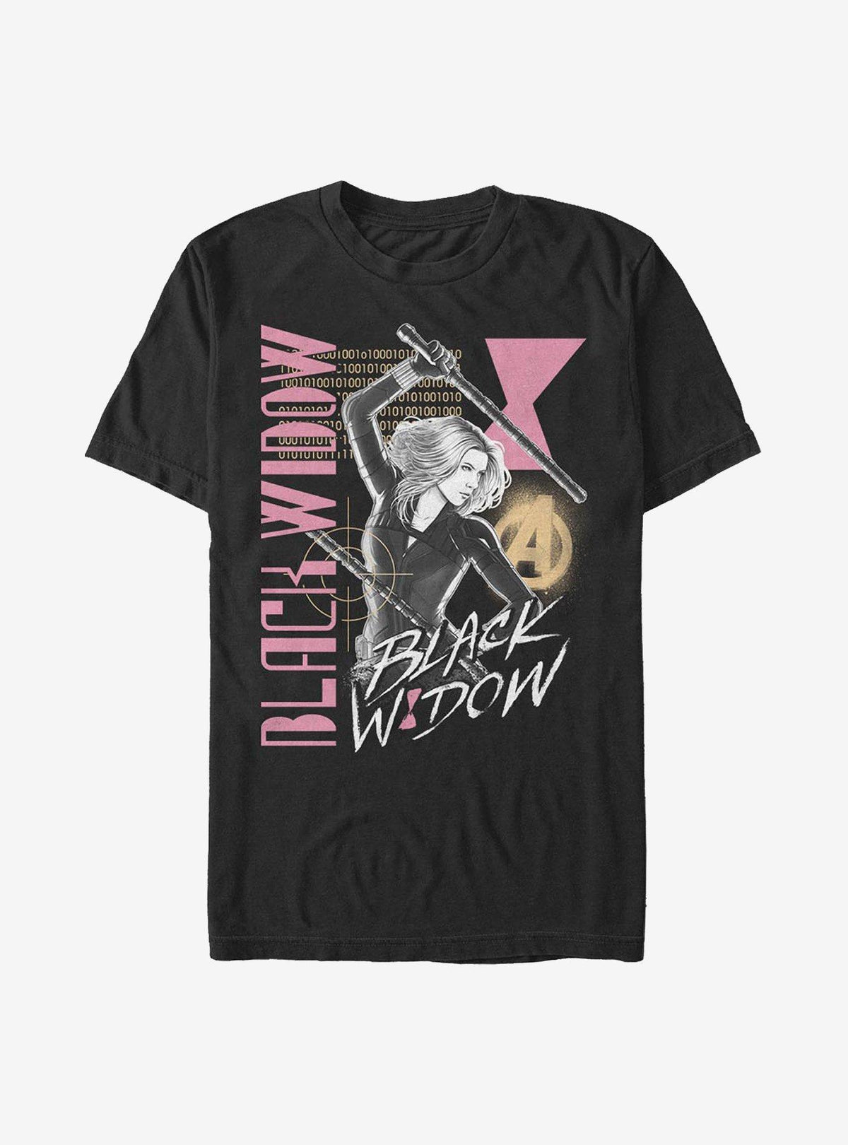 Black Widow T-Shirt Widow Retro T-Shirt
